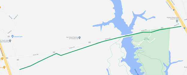 Airport Road Trail map 2