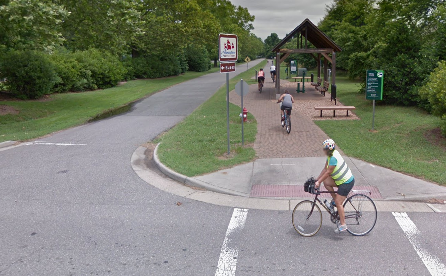 Trailhead near Jamestown