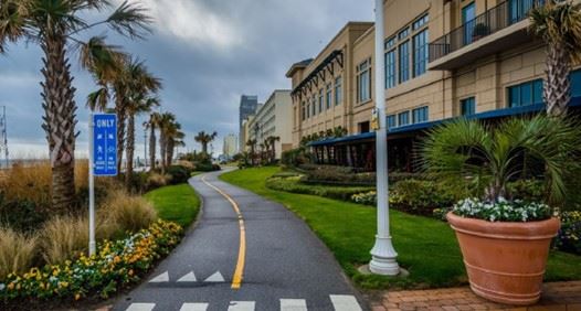 Bike Path at Oceanfront