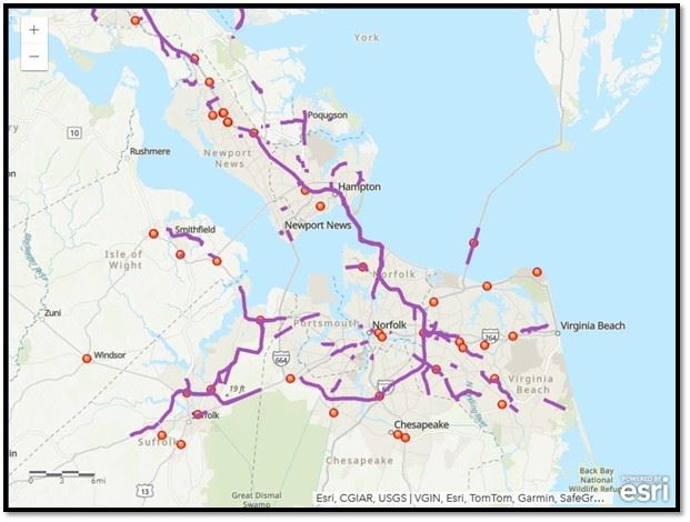 Screenshot of SYIP Project Map 