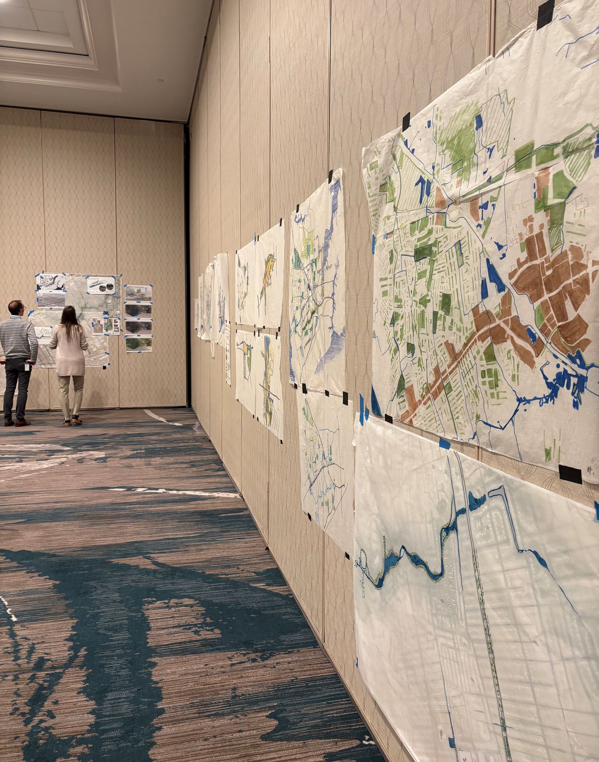 Maps Line the Wall at Dutch Dialogues 2025